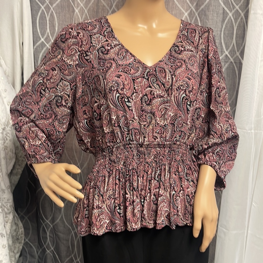 Beautiful Paisley, forever 21 blouse